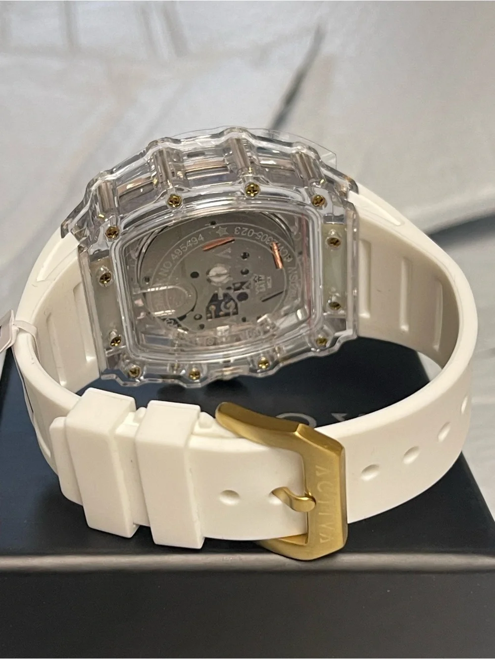 Activa Fury X Invicta Men's Watch w/ Skeleton Dial - 44.3mm, White (ACW2305-004)